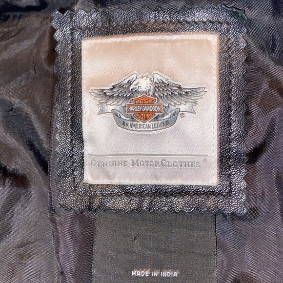 Harley-Davidson Black Leather Jacket - Picture 7 of 9
